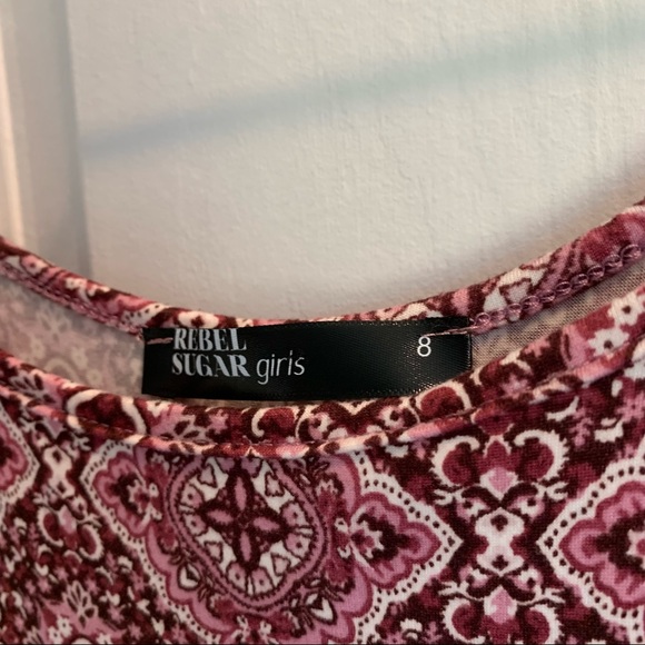 Rebel Sugar Girls Summer Dress 🌻 Size 8. - Picture 3 of 10